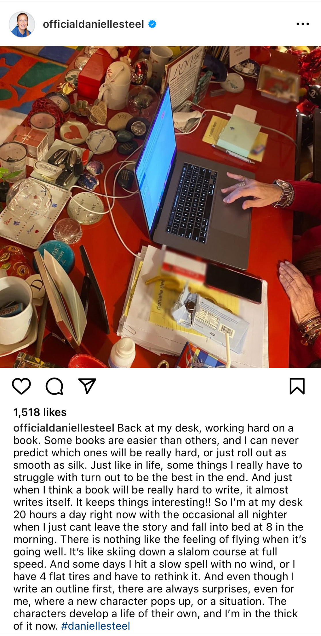 Danielle Steel Insta