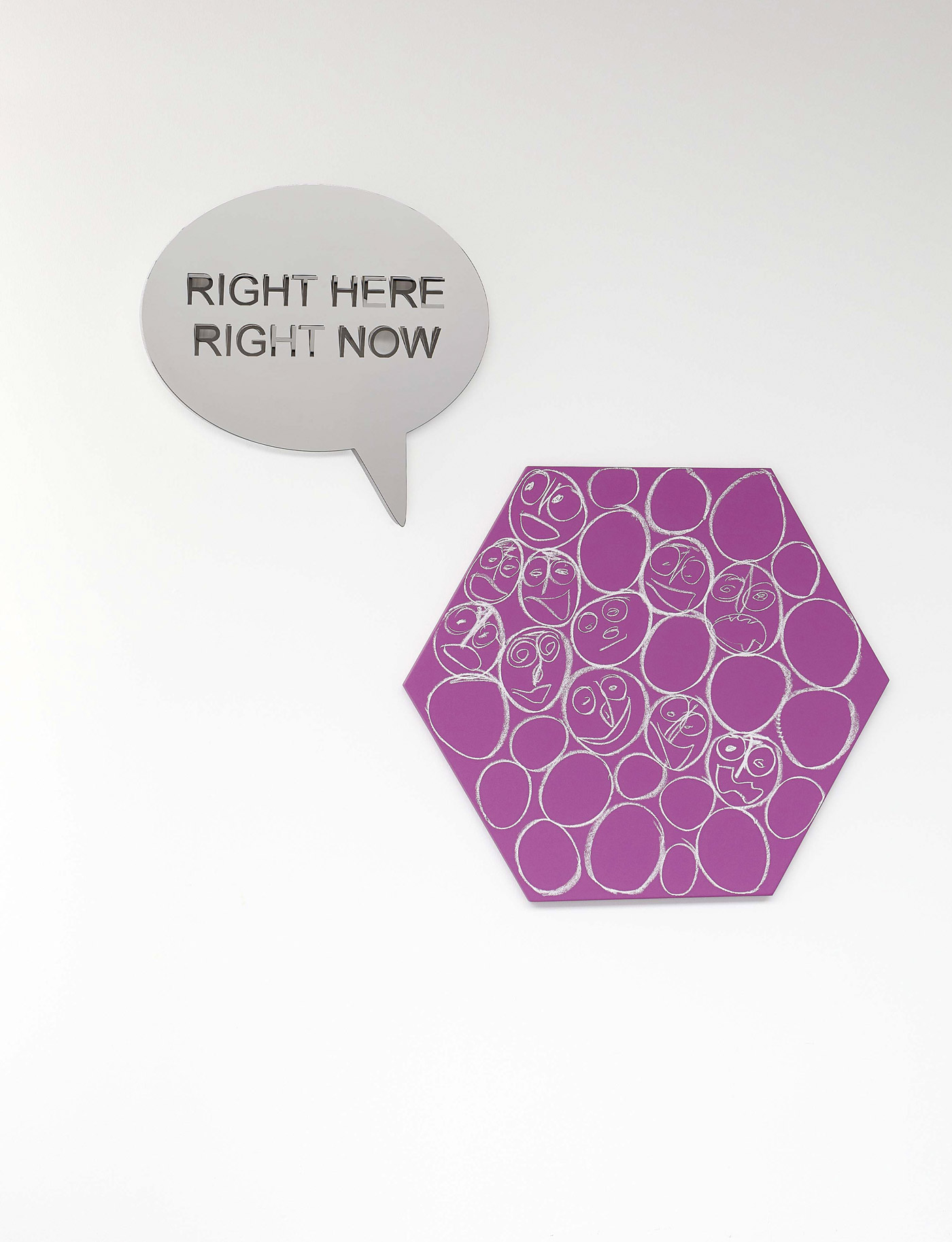 Ruinart 2022 Carte Blanche Commission Coloured Walls And Speech Bubbles, Right Here, Right Now By Visual Artist Jeppe Hein At Frieze London 12–16 October (8)