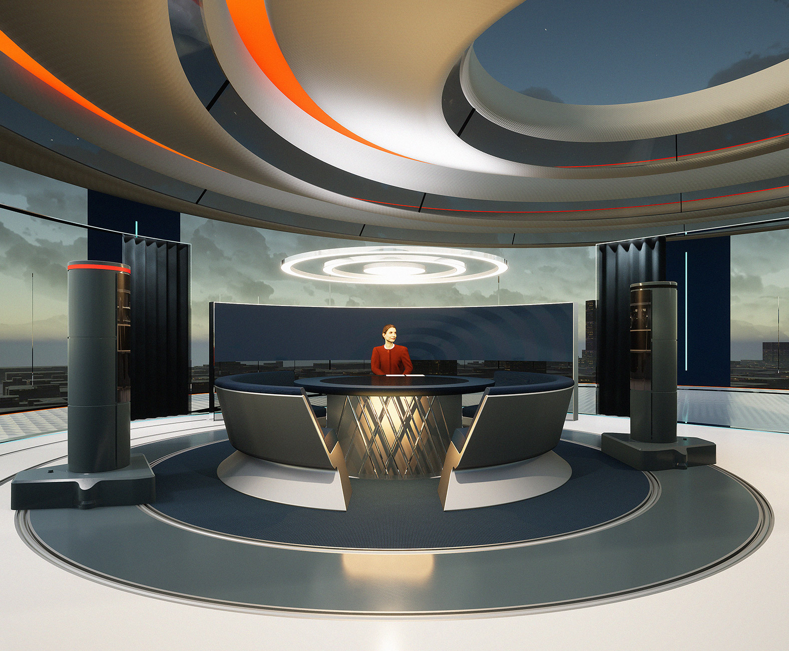 06 CONCEPT NEWS STUDIO ANCHOR WITH VR